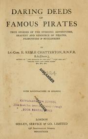 Cover of: Daring deeds of famous pirates by E. Keble Chatterton