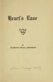 Cover of: Heart's ease