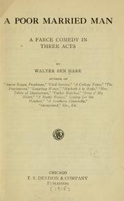 Cover of: A Poor married man by Walter Ben Hare