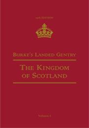 Cover of: Burkes Landed Gentry by Peter Beauclerk