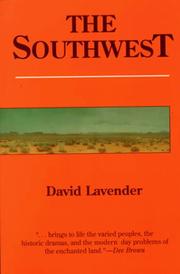 Cover of: The Southwest by David Sievert Lavender, David Sievert Lavender