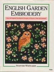 English garden embroidery by Stafford Whiteaker