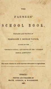 The farmer's school book by John Orville Taylor