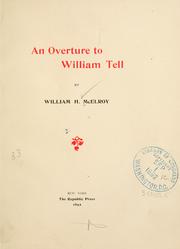 Cover of: An overture to William Tell