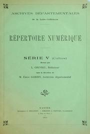 Cover of: Répertoire numérique.: Série V (cultes).