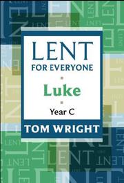 Cover of: Lent for Everyone by Tom Wright