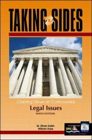 Cover of: Taking Sides: Clashing Views on Controversial Legal Issues