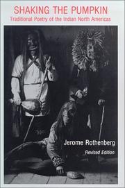 Cover of: Shaking the Pumpkin by Jerome Rothenberg