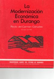 Cover of: La modernización económica en Durango