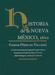 Cover of: Historia de la Nueva México, 1610 by Gaspar Pérez de Villagrá
