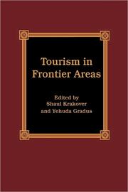 Cover of: Tourism in Frontier Areas | Yehuda Gradus