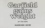 Cover of: Garfield gains weight