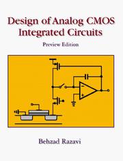 Design of Analog Cmos Integrated Circuits by Behzad Razavi