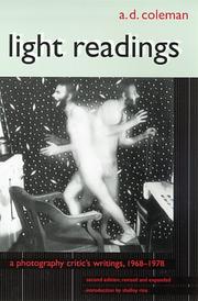 Cover of: Light readings: a photography critic's writings, 1968-1978