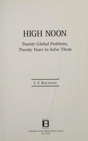 Cover of: High noon by J. F Rischard