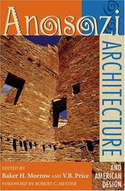 Cover of: Anasazi architecture and American design