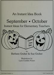 Cover of: September October: Instant ideas for elementary teachers (An instant idea book)