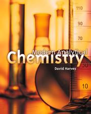Cover of: Modern Analytical Chemistry