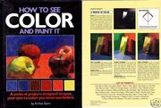 Cover of: How to see color and paint it