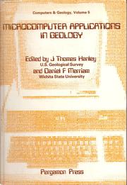 Cover of: Microcomputer applications in geology