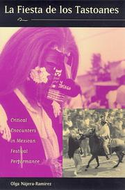 Cover of: La fiesta de los tastoanes by Olga Nájera-Ramírez