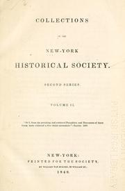 Collections of the New York historical society by New-York Historical Society