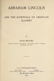 Cover of: Abraham Lincoln by Noah Brooks