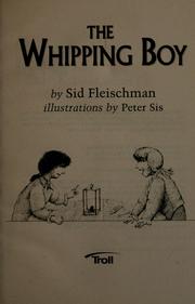 Cover of: The whipping boy by Sid Fleischman