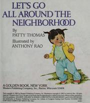 Cover of: Let's go all around the neighborhood by Thomas, Patricia