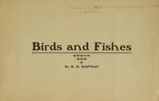 Cover of: Birds and fishes. by Louisiana. State Commission, Louisiana Purchase Exposition, 1904.