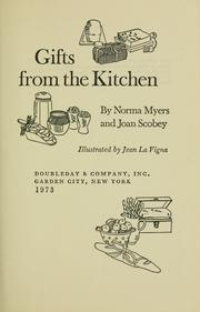 Cover of: Gifts from the kitchen by Norma Myers