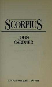 Cover of: Scorpius by John Gardner
