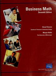 Cover of: Business Math by Cheryl S. Cleaves, Margie J. Hobbs