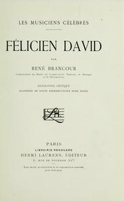 Félicien David by René Brancour