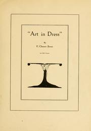 Cover of: Art in dress by P. Clement Brown