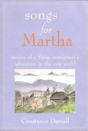 Cover of: Songs for Martha