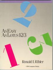 Cover of: As easy as Lotus 1-2-3: with an introduction to Symphony