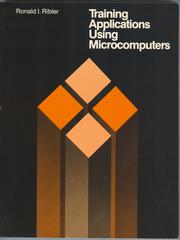 Cover of: Training applications using microcomputers