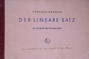 Cover of: lineare Satz: ein Lehrbuch des Kontrapunktes