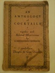 Cover of: anthology of cocktails | 