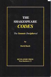 Cover of: The Shakespeare codes : the sonnets deciphered