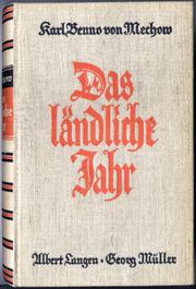 Cover of: ländliche Jahr