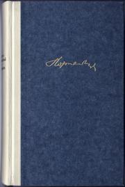 Cover of: Dichtungen: Gedichte und Lyrische Dramen