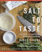 Cover of: Salt to taste: the key to confident, delicious cooking