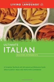 Cover of: Ultimate Italian: beginner-intermediate
