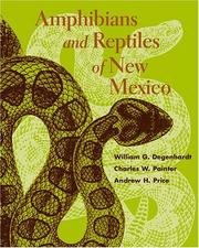 Cover of: Amphibians and Reptiles of New Mexico