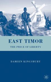 Cover of: East Timor: the price of freedom