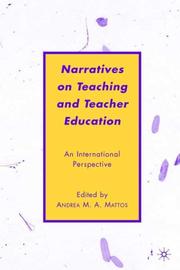 Cover of: Narratives on teaching and teacher education | 