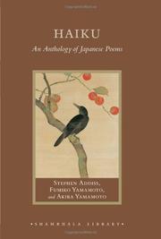 Cover of: Haiku: an anthology of Japanese poems