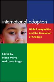 Cover of: International adoption: global inequalities and the circulation of children